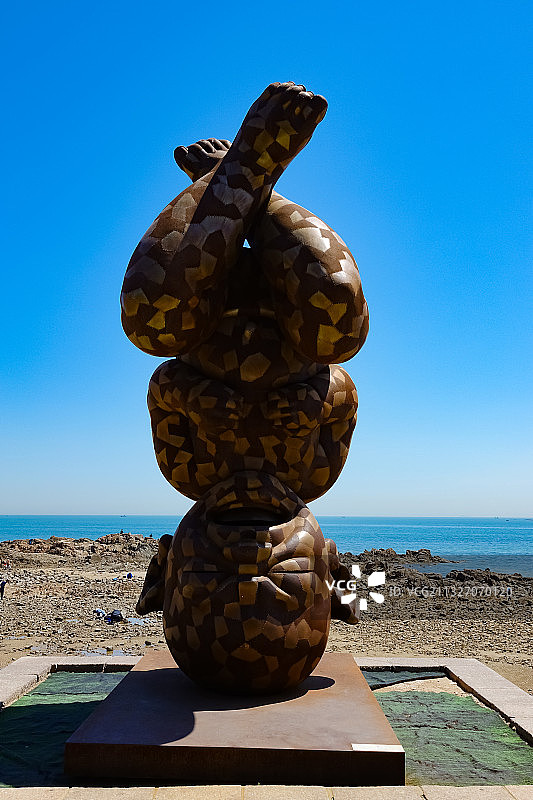 青岛雕塑园 中国雕塑院 青岛旅游景点图片素材