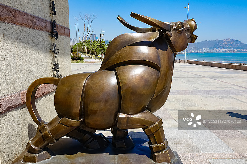 青岛雕塑园 中国雕塑院 青岛旅游景点图片素材