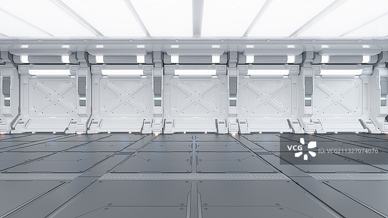 三维渲染的太空舱图片素材