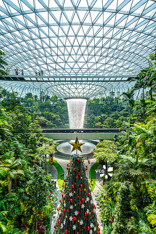 新加坡樟宜机场星耀樟宜景点图片素材