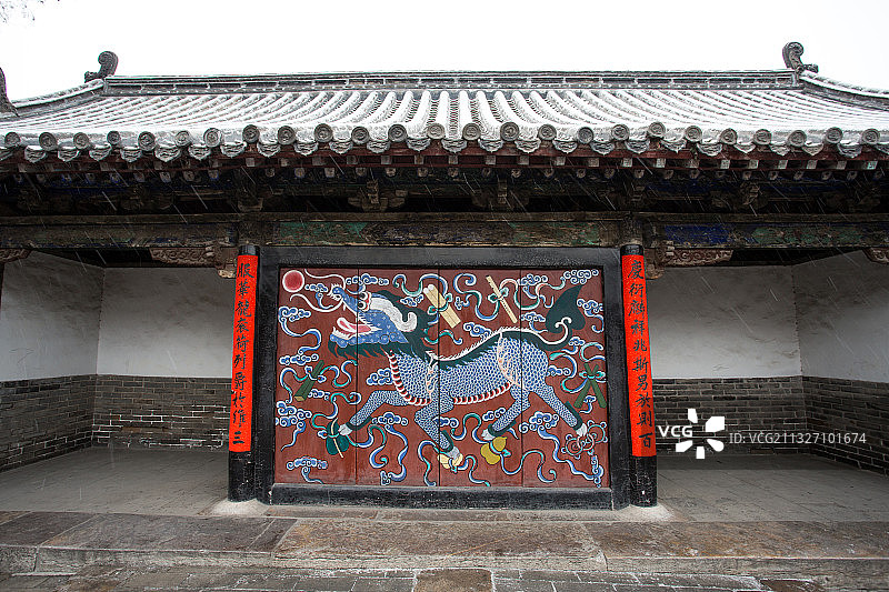 麒麟图，孔府内宅，麒麟，曲阜图片素材