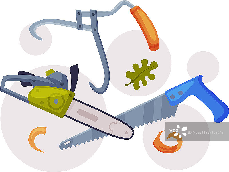 带齿刀片的电锯和镶板锯图片素材