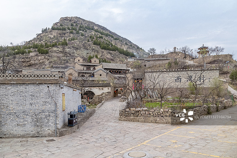 碛口西湾村图片素材