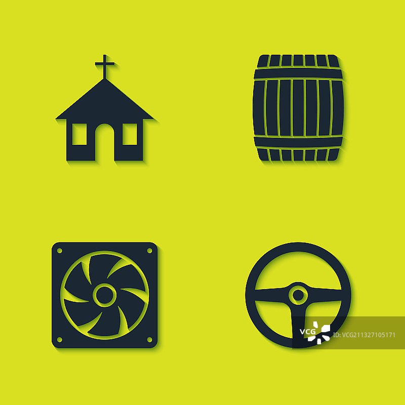 教堂建筑方向盘电脑图片素材