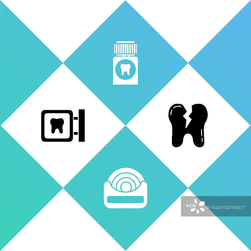 牙科诊所位置牙线止痛药图片素材