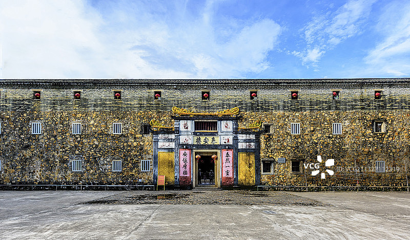 中国广东省梅州市大埔县泰安楼图片素材