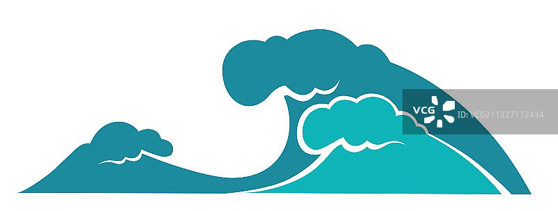 波涛汹涌的海浪图片素材