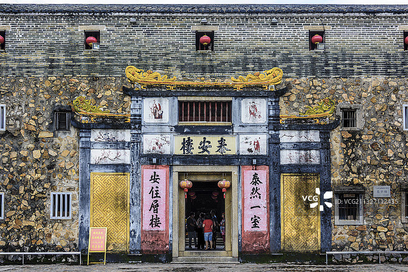中国广东省梅州市大埔县泰安楼图片素材