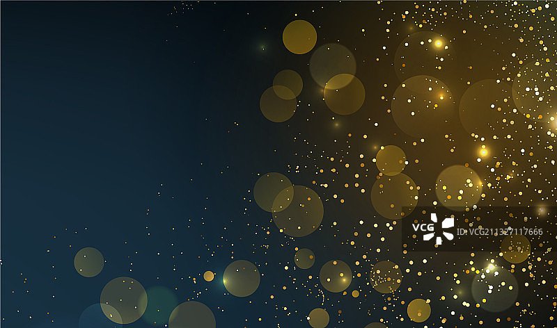 节日抽象闪亮彩色金色设计元素图片素材