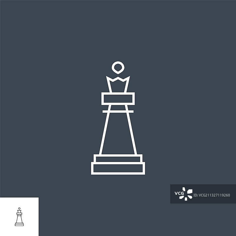 国际象棋棋子：皇后图片素材