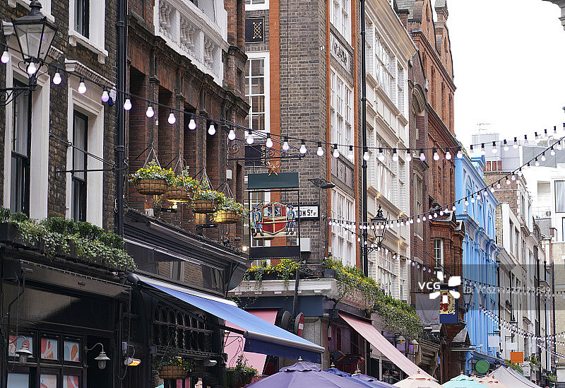 伦敦soho区图片素材