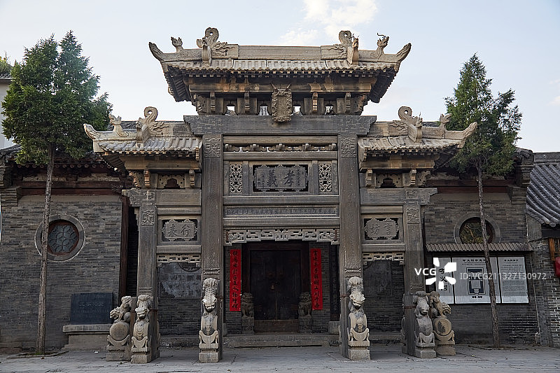 山西省灵石县王家大院图片素材