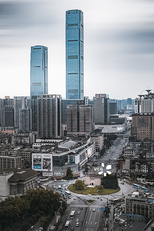 长沙芙蓉区五一广场IFS国金中心中山亭图片素材