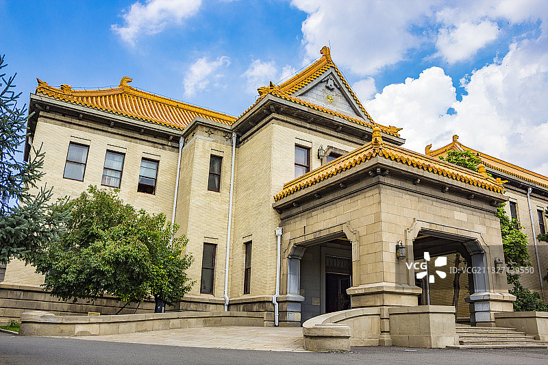 长春伪满洲国皇宫同德殿图片素材