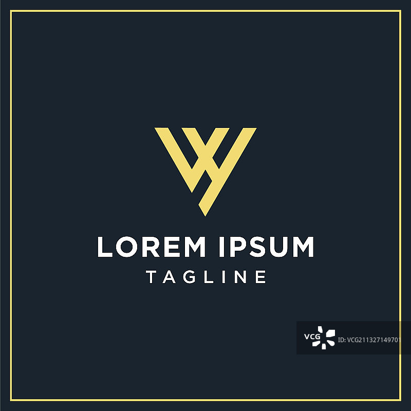 VY/WY/WH三角形标志图片素材