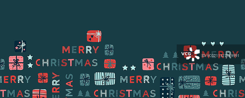 创意文字水平无缝图案图片素材