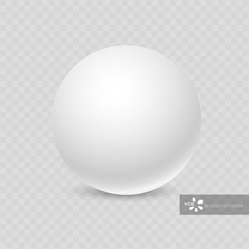 白色珍珠3D球体图片素材
