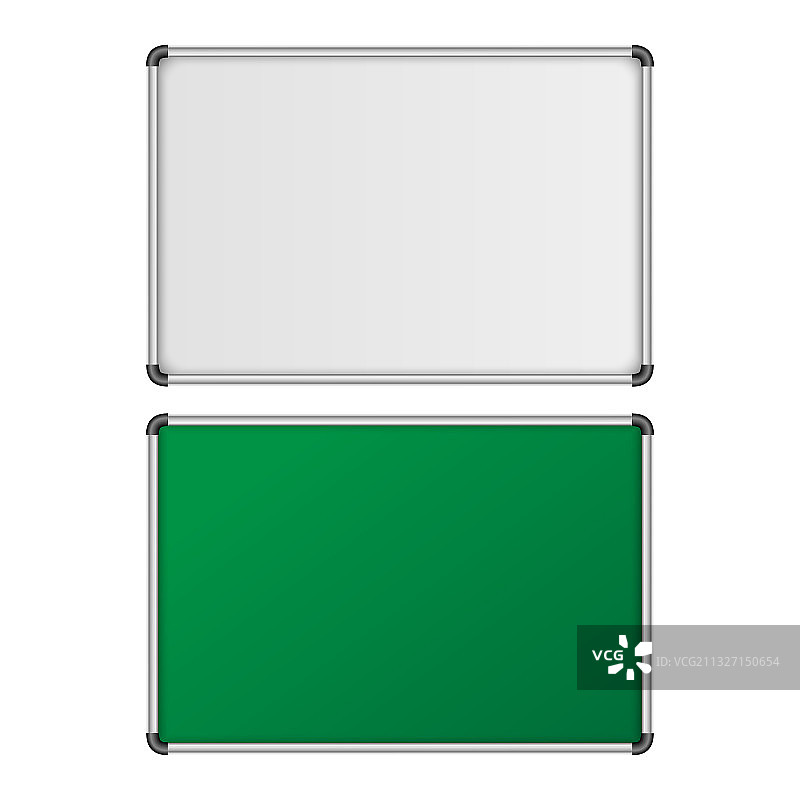 绿色和白色黑板背景图片素材