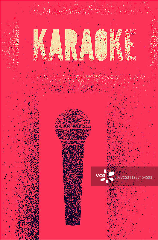 卡拉OK排版模版喷雾海报图片素材