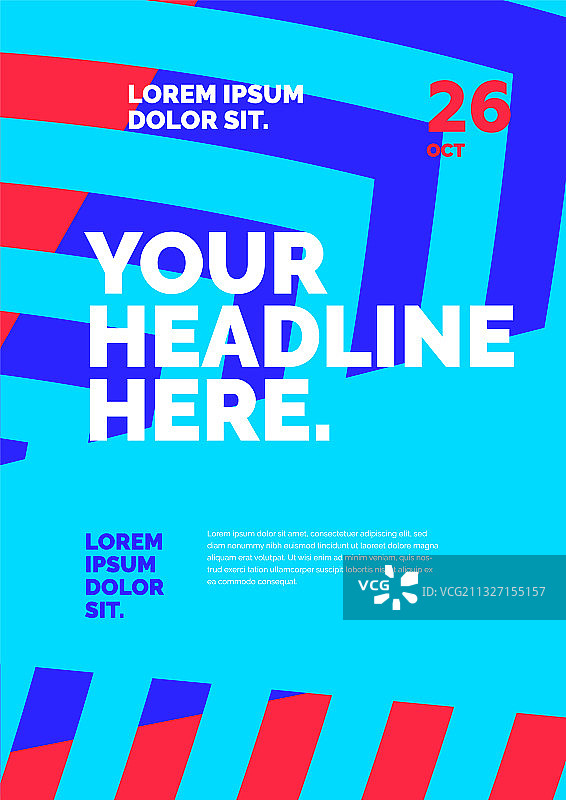 趣味活动派对或比赛海报设计图片素材