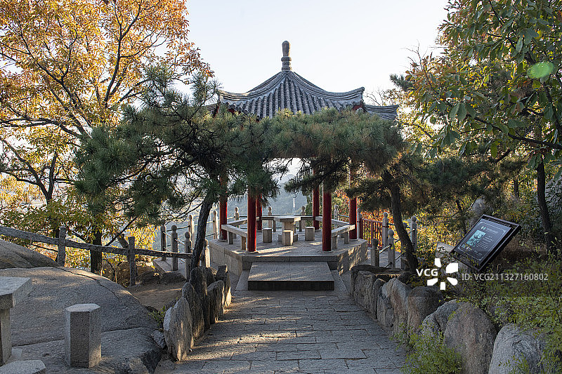 中国天津盘山宿云亭图片素材