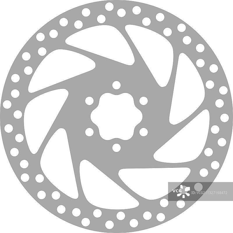 自行车刹车盘图标图片素材