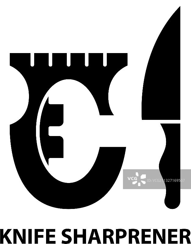 刀具磨刀器黑色图标图片素材