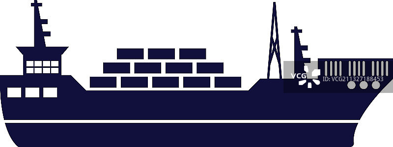 货船图标设计模板图片素材