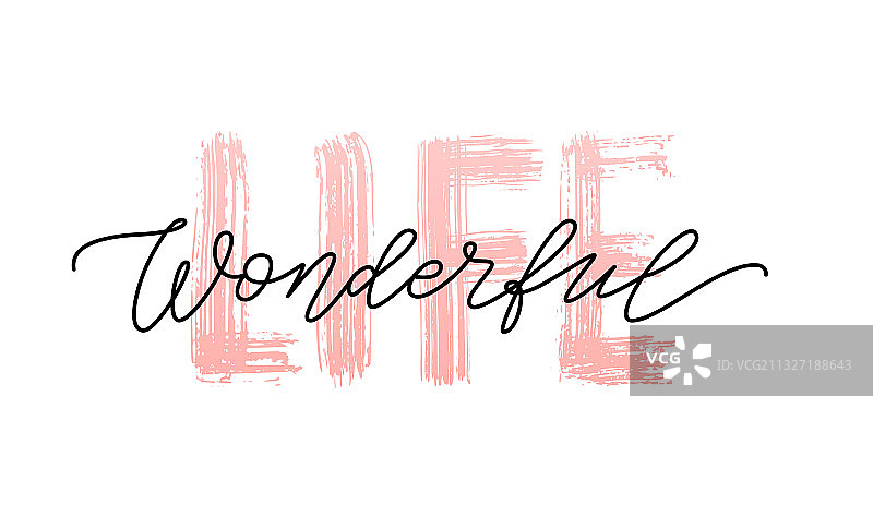 现代书法文字生活图片素材