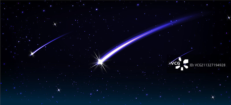 太空陨石或流星图片素材