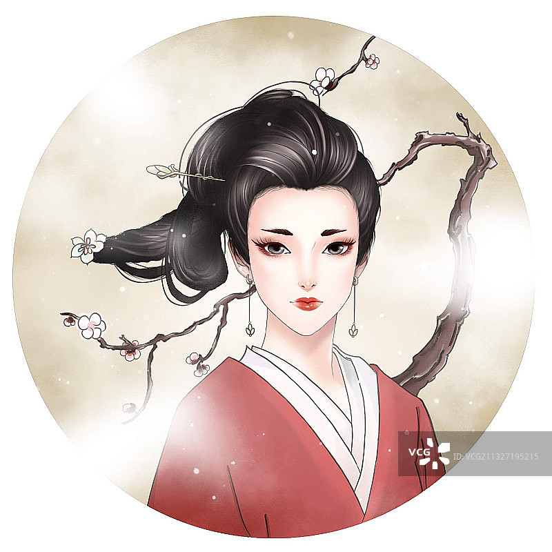 古风插画图片素材