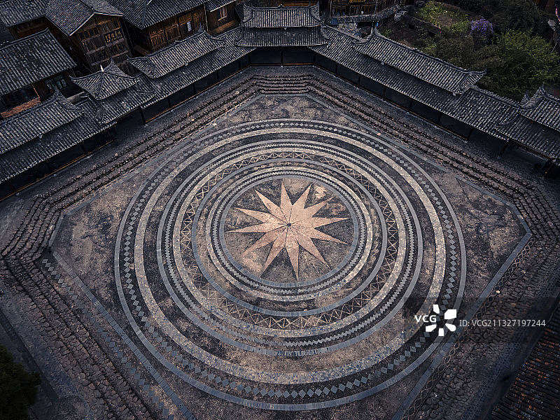 贵州西江千户苗寨芦笙场图片素材