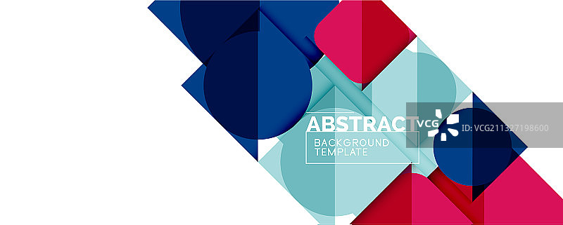 用简洁的几何抽象背景图片素材
