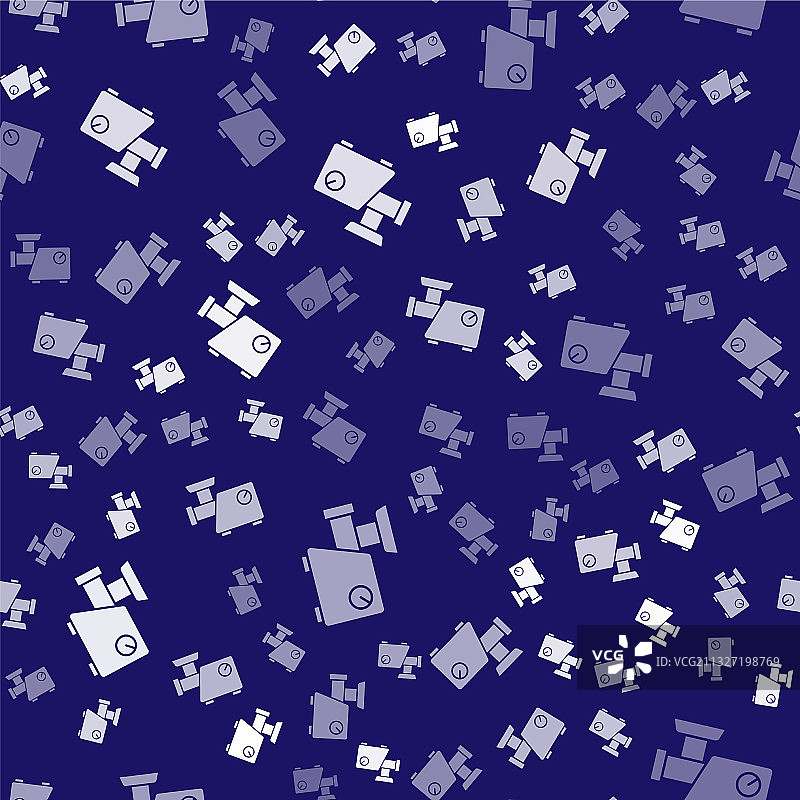 白色厨房绞肉机图标无缝隔离图片素材