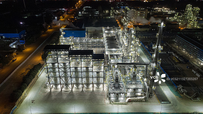 炼油厂装置图片素材