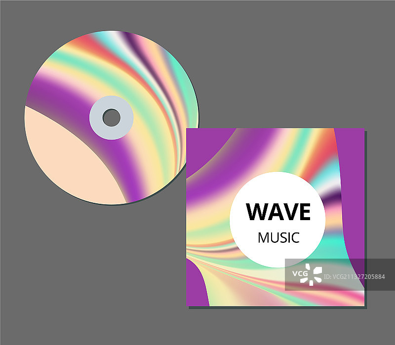 CD封面演示设计模板图片素材