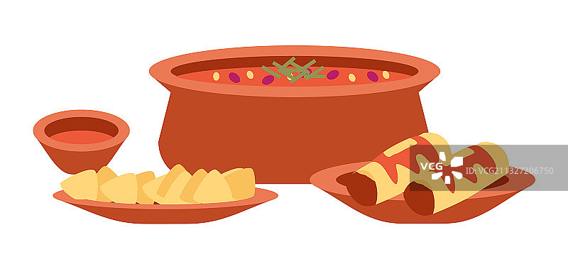 墨西哥当地美食菜肴图片素材