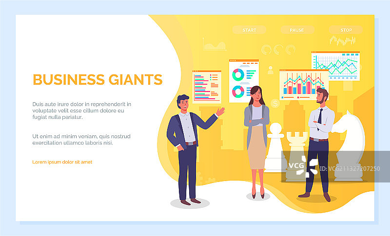 顶级商务巨头公司图片素材