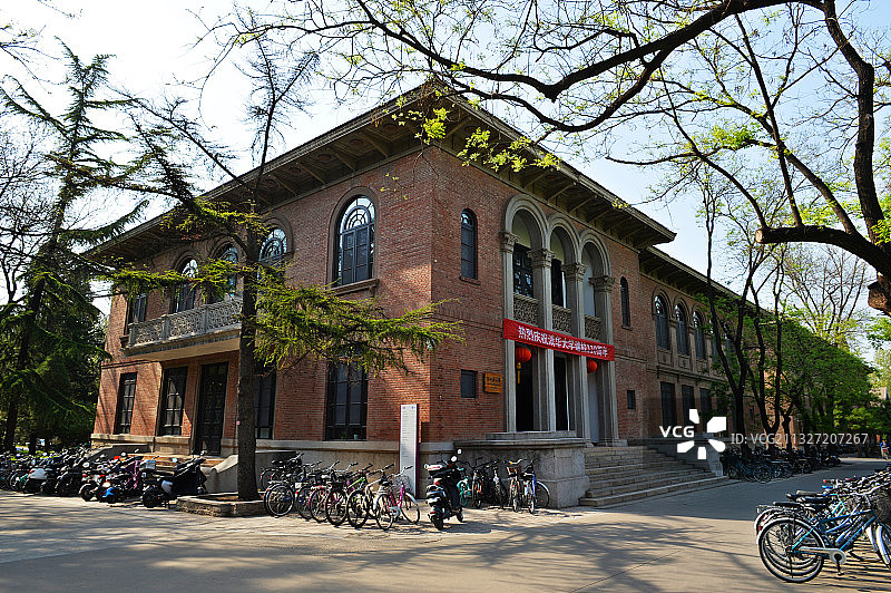 2021年4月25日，北京，清华大学校庆110周年！图片素材