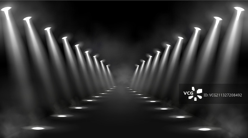 舞台发光聚光灯背景图片素材
