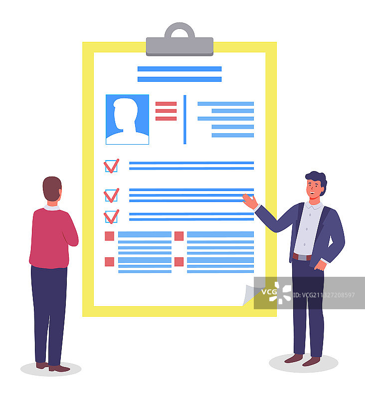 简历模板图形布局图片素材