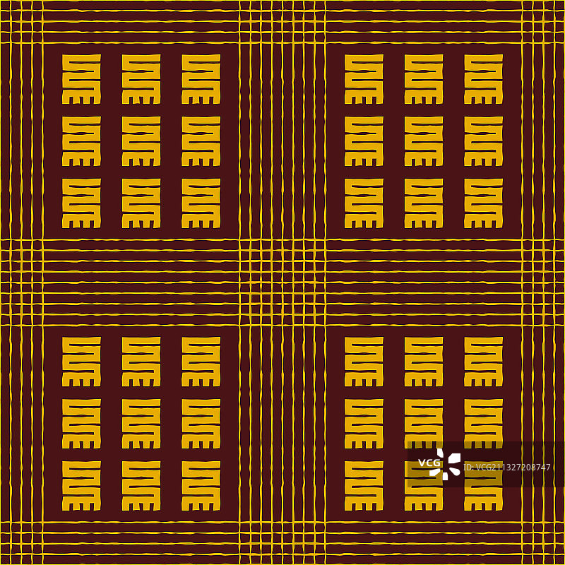 非洲Adinkra符号无缝图案图片素材