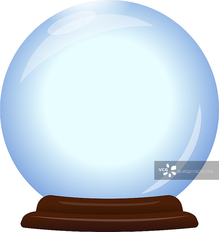 卡通风格圣诞节雪球图标图片素材