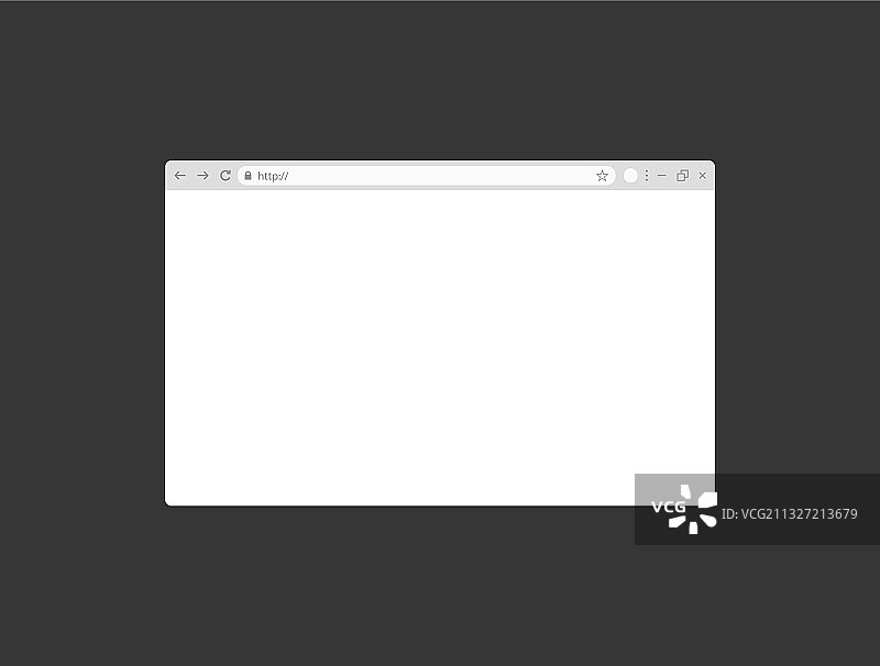 用于网页浏览器的简约空白模板图片素材