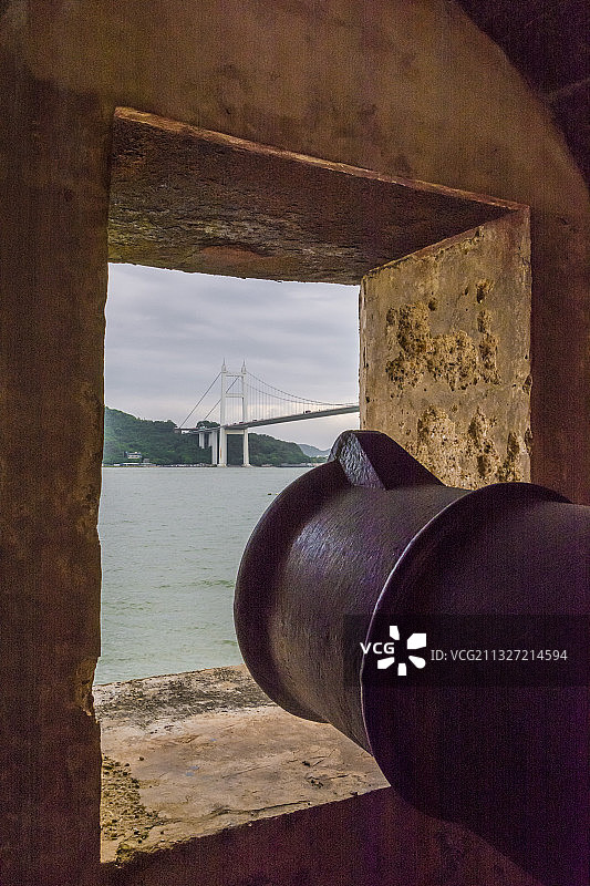 广州市南沙区横档炮台遗址横档大月台图片素材