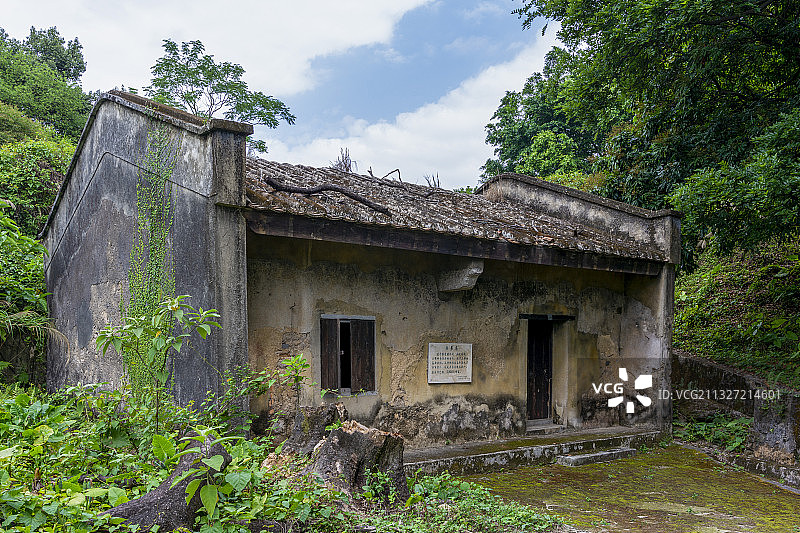 广州市南沙区横档炮台遗址兵勇房图片素材