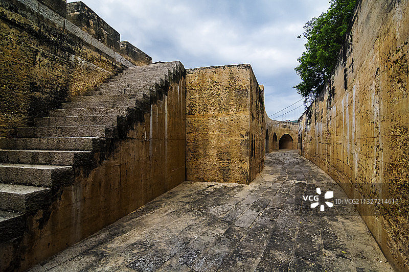 广州市南沙区横档炮台遗址图片素材