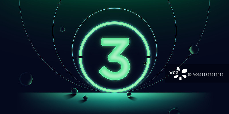 PPT倒计时数字科技感氛围图图片素材