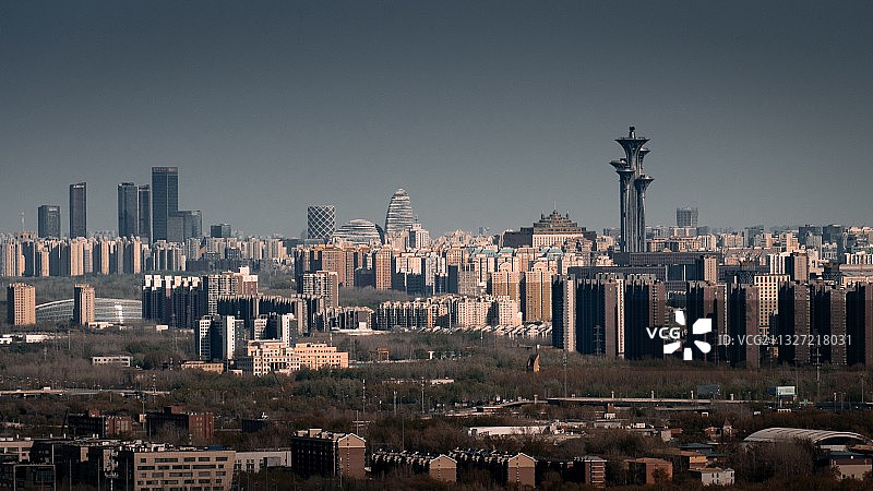 奥林匹克塔和望京SOHO图片素材