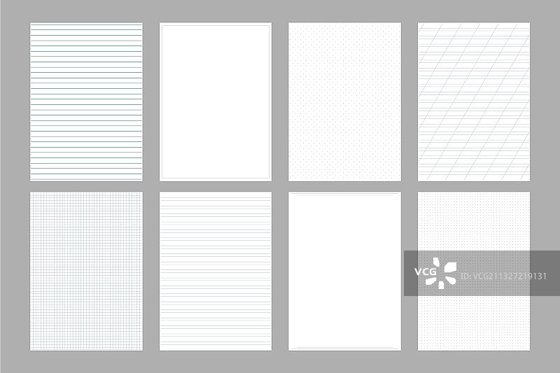 不同图案的A4纸素材图片素材